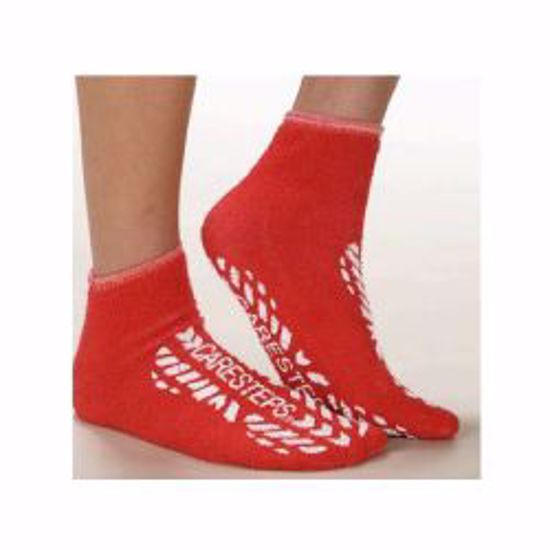 Picture of SLIPPER CARESTEP ADLT LF RED (48PR/CS)