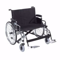 Picture of WHEELCHAIR SENTRA BARIATRIC HEAVY DUTY 30" DTCHBL DESK ARMS