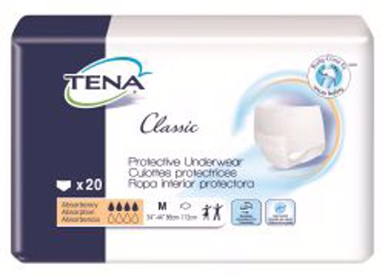 Picture of UNDERWEAR TENA CLASSIC PROTECTIVE MED (20/PK 4PK/CS)