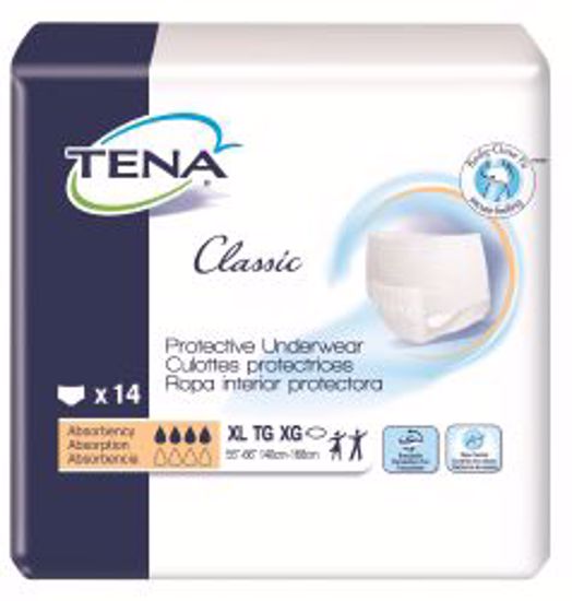 Picture of UNDERWEAR TENA CLASSIC PROTECTIVE XLG (14/PK 4PK/CS)