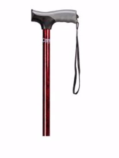 Picture of CANE SOFT GRIP DERBY HANDLE DESIGNER RED (2/CS)