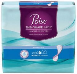 Picture of PAD POISE MODERATE THIN SHAPEREG (66/PK 4PK/CS)