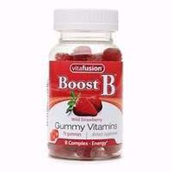 Picture of VITAFUSION GUMMIES B-COMPLEX NATURAL STRABERRY (7