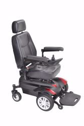 Picture of POWER CHAIR FRNT WHEEL DRIVE CAPT SEAT RED/BLU 20