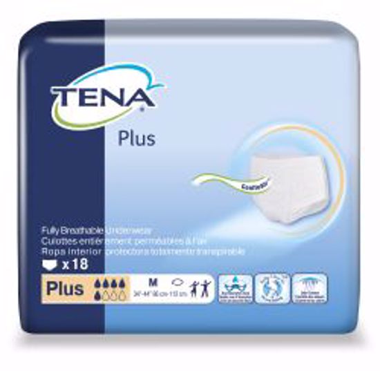 Picture of UNDERWEAR TENA PROTECTIVE PLUS MED (18/BG 4 BG/CS)