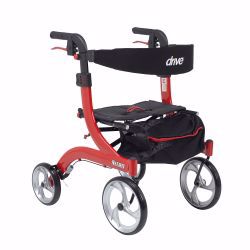 Picture of WALKER ROLLATOR NITRO HEMI HGHT ALUM RED