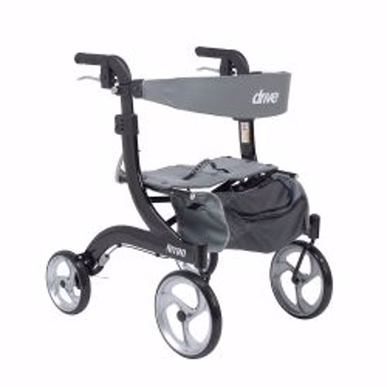 Picture of WALKER ROLLATOR NITRO HEMI HGHT ALUM BLK