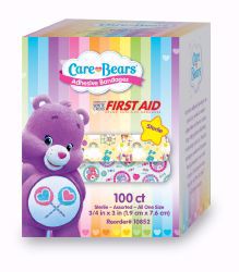 Picture of BANDAGE ADHSV STAT STRIP CAREBEARS 3/4X3" (100/BX 12BX/CS)