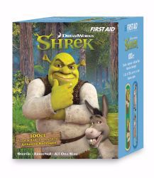 Picture of BANDAGE ADHSV SHREK & DONKEY 3/4X3" (100/BX 12BX/CS)