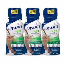 Picture of ENSURE ACTIVE LIGHT SHAKE CHOCOLATE 8OZ (6/PK 4PK/CS)