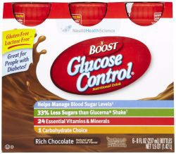 Picture of BOOST GLUCOSE CONTROL RICH CHOCOLATE 8OZ (6PK 4PKCS)