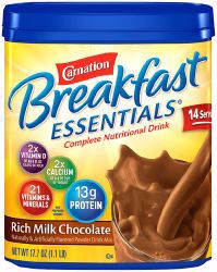 Picture of CARNATION BRKFST ESSENTIALS PWDR RICH MILK CHOCLOATE (6/CS)