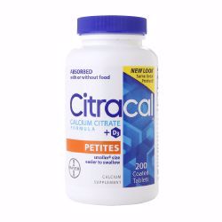 Picture of CITRACAL CALC + D3 TAB PETITE(200/BT)