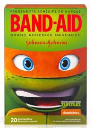 Picture of BAND-AID ADHSV TEENAGE MUT NINJA TRT ASTD (20/BX 24BX/CS)