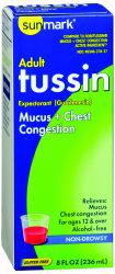 Picture of TUSSIN LIQ SM 100MG/5ML 8OZ